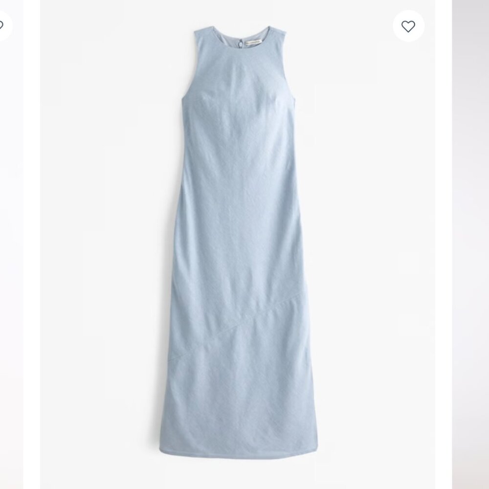 Abercrombie & Fitch Light Blue Maxi Dress